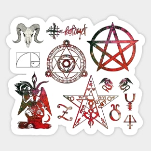 Occult Symbols Collection Sticker